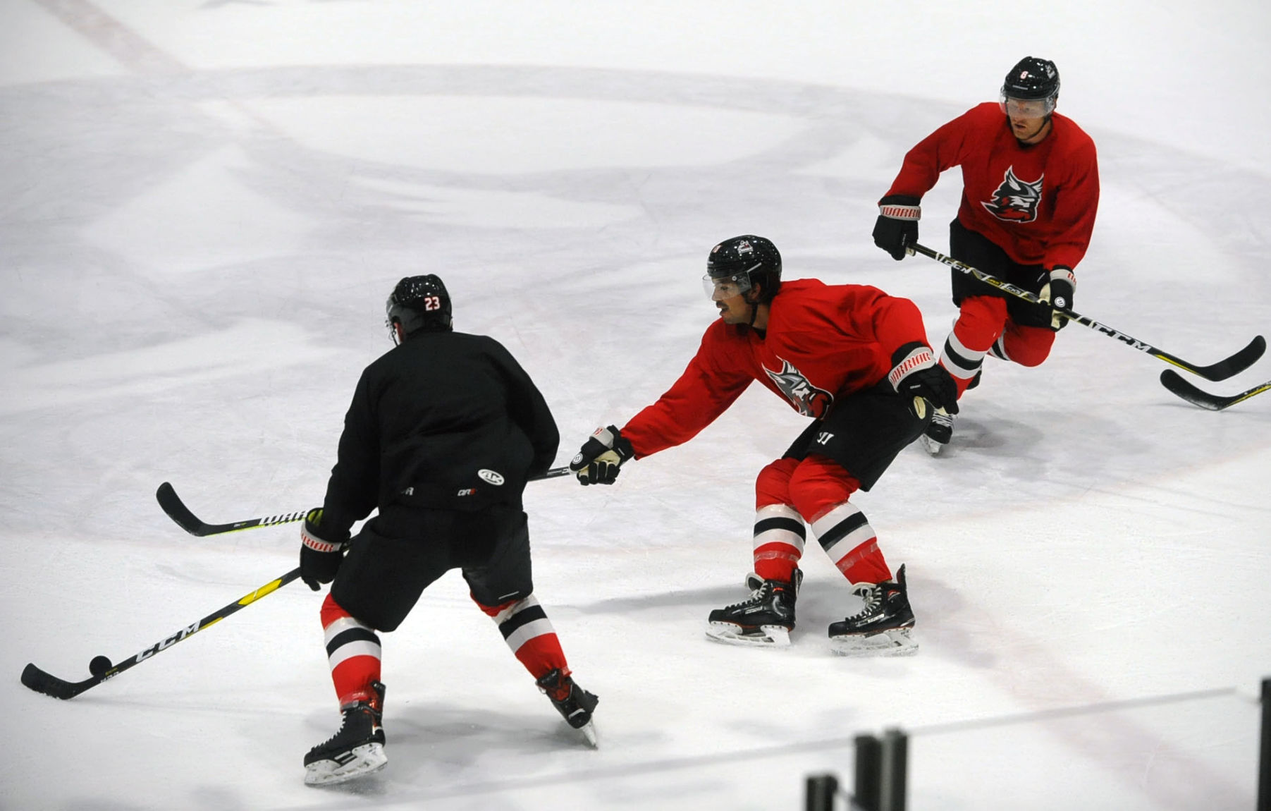 Adirondack Thunder first-day practice